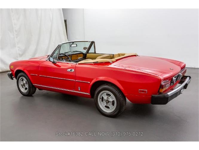 1981 fiat spider in beverly hills, california