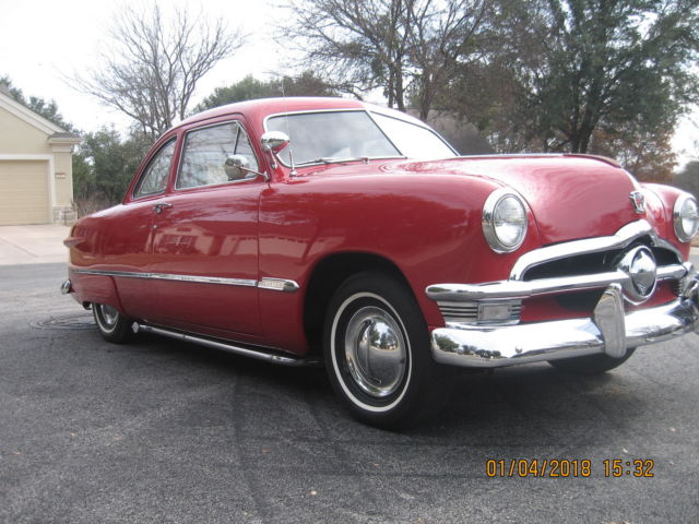 1950 ford coupe (see pictures) v-8 flathead , dual carbs. overdrive