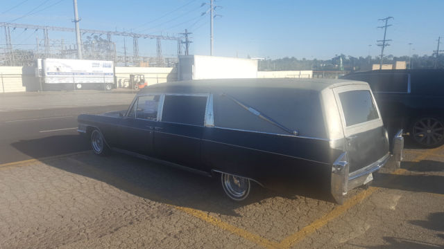 1965 cadillac miller metor hearse worldwide auction no reserve view description