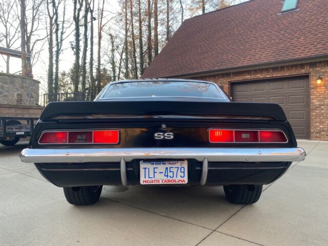 1969 chevrolet camaro ss coupe black rwd manual super sport