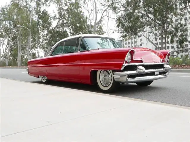 1956 lincoln premiere capri 87000 miles red 2 door 368 v8 automatic