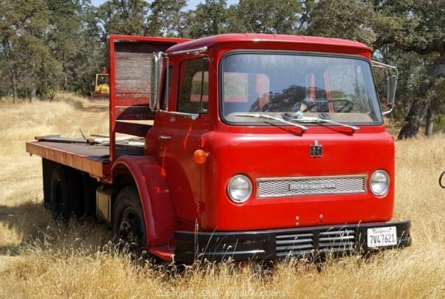 1966 international harvester coe - ca title - tilt bed