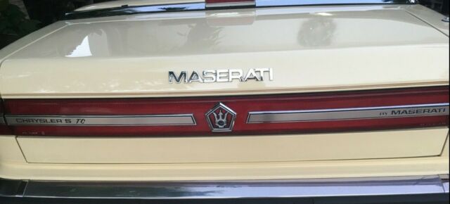classic convertible chrysler tc by maserati - rare florida car - clean