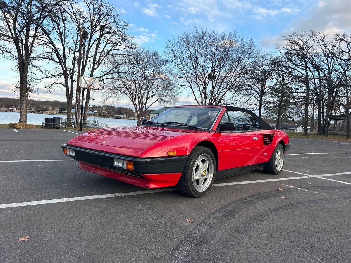 1985 ferrari mondial red rwd manual cabriolet