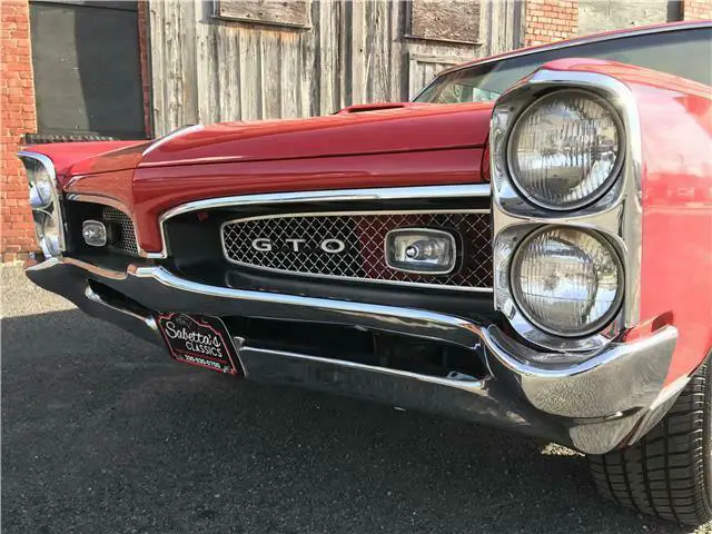 1967 pontiac gto gto regimental red 2 door 400 manual