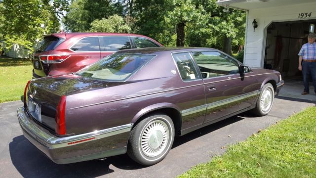 1992 cadillac eldorado 2 door coupe 43823 miles clean car fax no reserve