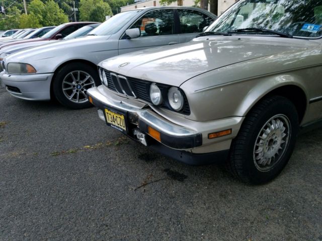 1988 bmw convertible 325i e30 - low miles 70,000 - front end damage