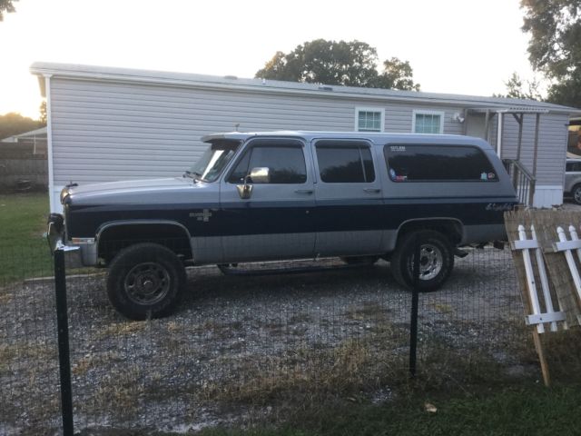1985 chevrolet k20 suburban silverado sport utility 4-door 6.2l detroit diesel
