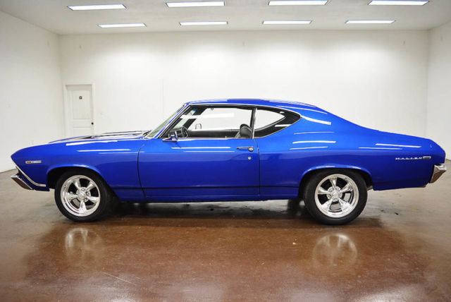 1969 chevrolet chevelle 29824 miles blue coupe 350 v8 4-speed manual