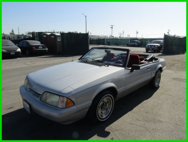 1992 ford mustang lx used 2.3l i4 8v automatic convertible no reserve