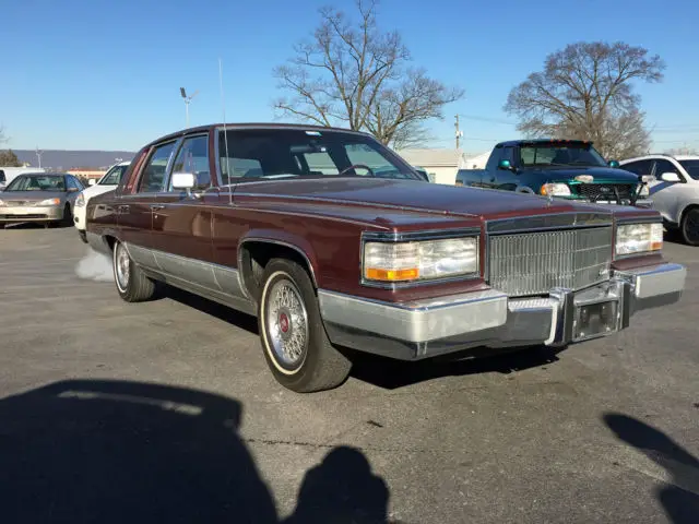 1990 cadillac brougham d'elegance. very good condition