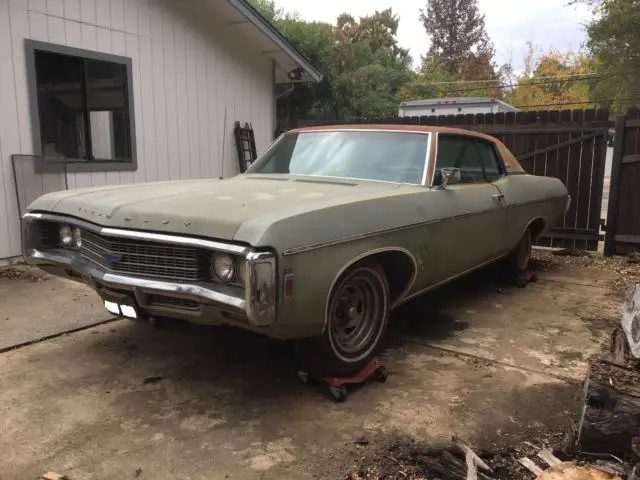 all original 1969 chevorlet impala custom coupe
