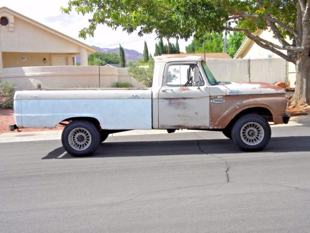 well preserved vintage ranch/farm pickup truck runs/drives great f100 f250 4wd