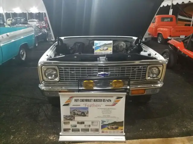 1971 chevy blazer "feathers" numbers match frame off restored 4x4 v8 k5