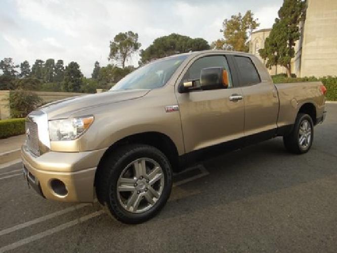 obo 2007 toyota tundra limited double cab fully loaded clean title navigation in los angeles, ca
