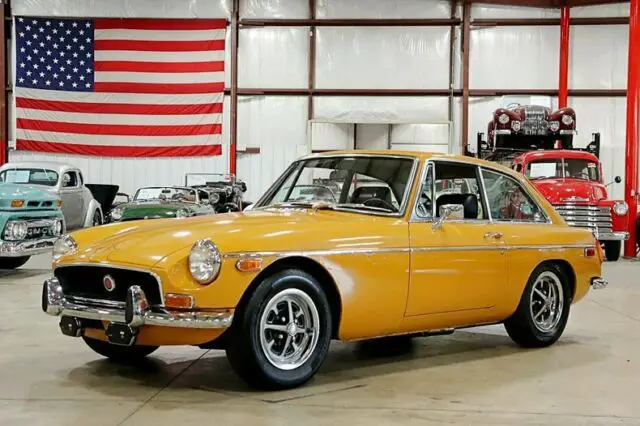 1972 mg bgt 60263 miles burnt orange coupe 1800cc i4 4-speed manual