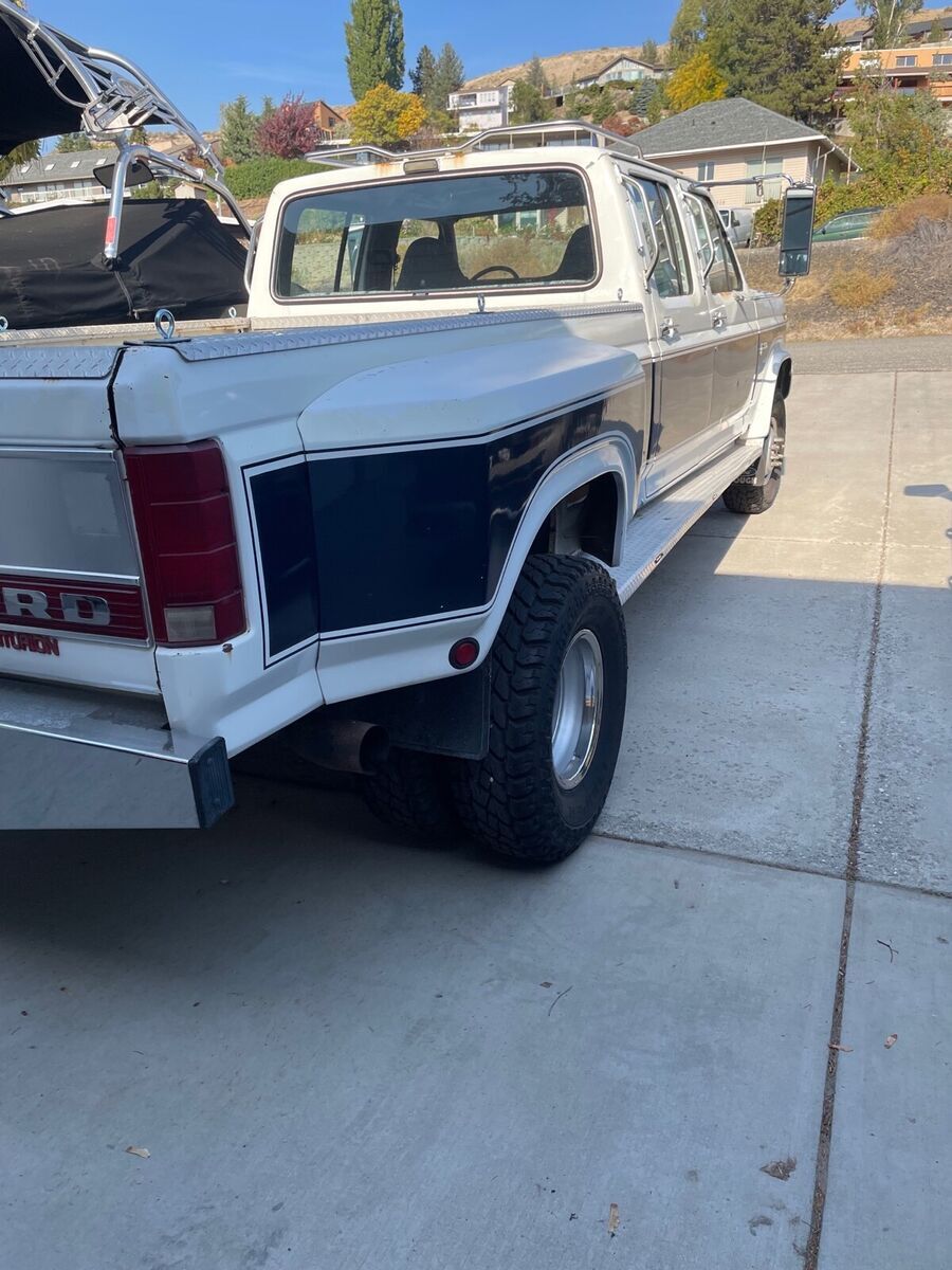 1986 ford f-350 white 4wd automatic crew cab dually