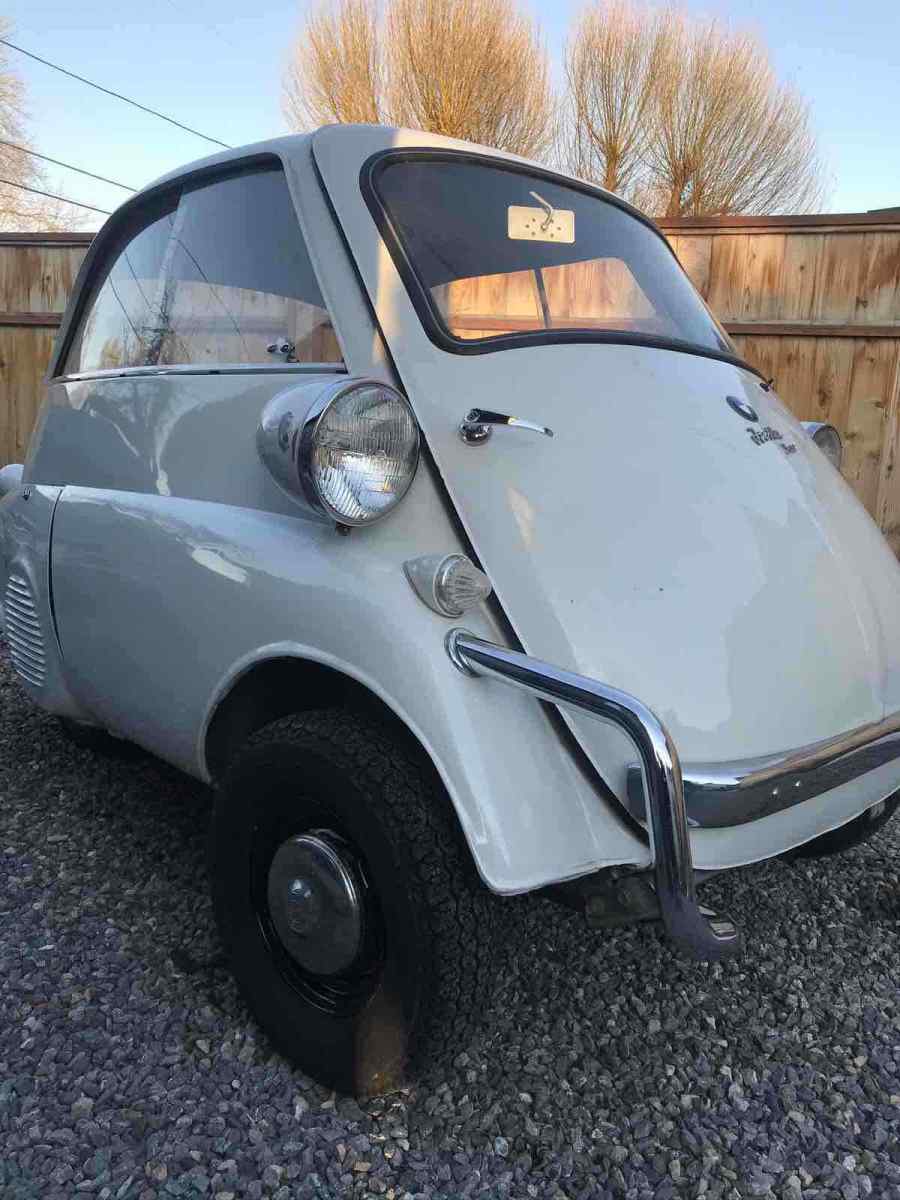 1957 bmw isetta white rwd manual 300