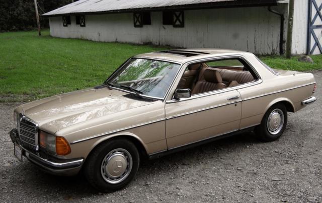 1985 mercedes benz 230ce coupe gasoline no rust euro spec rare w123 very good nr