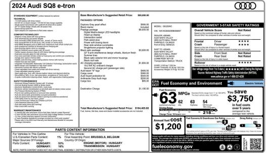 2024 Audi SQ8 e-tron