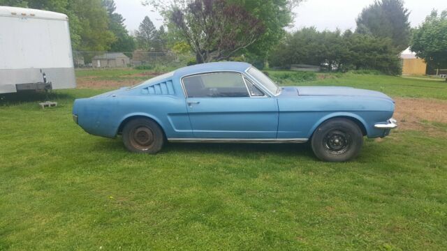 1965 ford mustang 2+2 fastback sitting since 1983