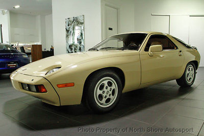 1981 porsche 928 5-speed manual low miles 1-owner bamboo beige mint condition