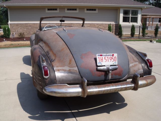 1941 cadillac series 62 deluxe convertible coupe project car