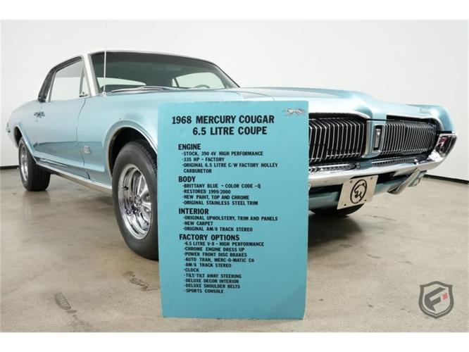 1968 mercury cougar in chatsworth, california