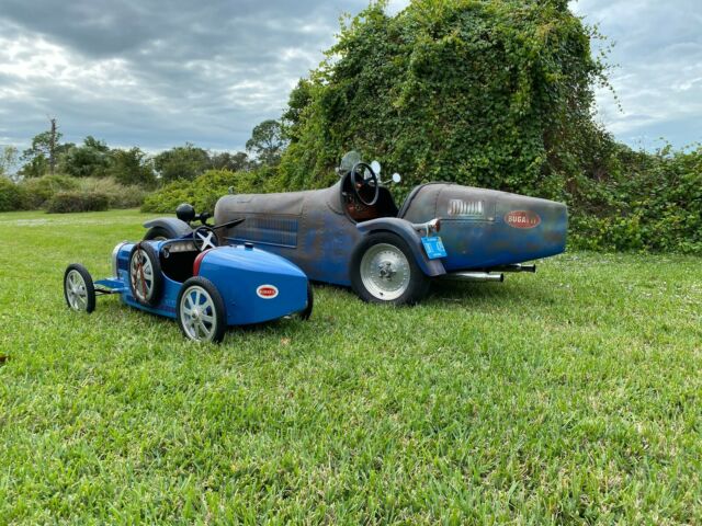 bugatti blue model 35b kit car on a 1964 vw frame 1600cc 4 cylinder 4 speed