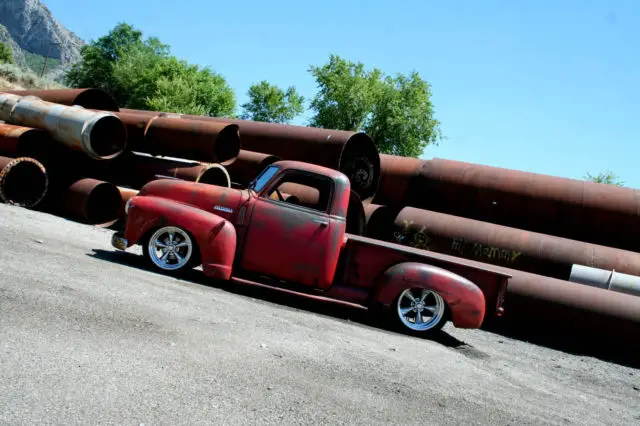 no reserve 1950 chevy 3100 shop truck patina hot rat rod other no air ride