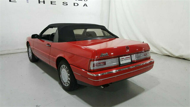 cadillac allante convertible cabriolet red black leather used 92 93 94 automatic
