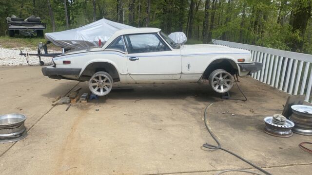 1978 triumph spitfire 1.5 1500 sportscar white rwd manual 2 tops