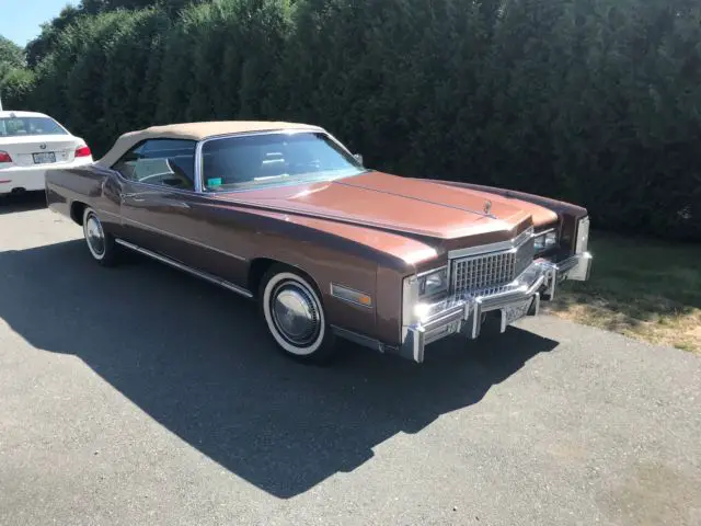 1975 cadillac elderato convertable no reserve