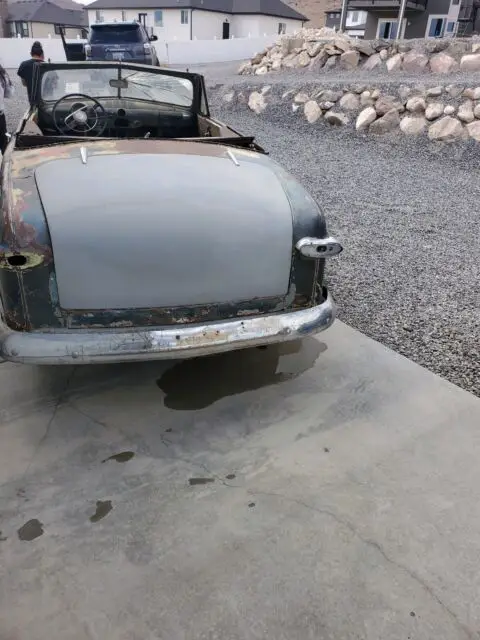 1950 ford custom convertible black fwd manual
