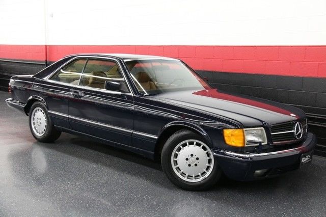 1987 mercedes benz 560sec coupe only 55,322 miles just serviced heated seats wow