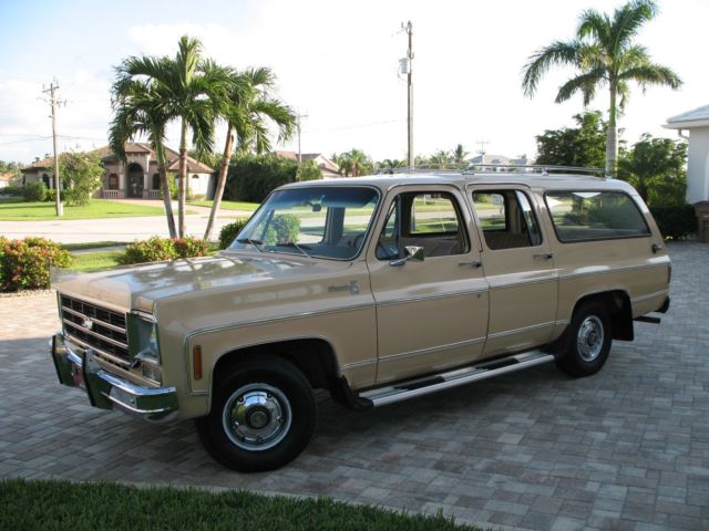 1977 chevrolet c10 suburban 40k actual miles one owner 454 ex original condition