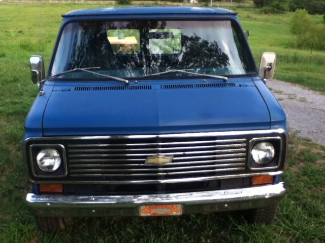 1976 chevrolet chevy short wheel base van southern van no reserve