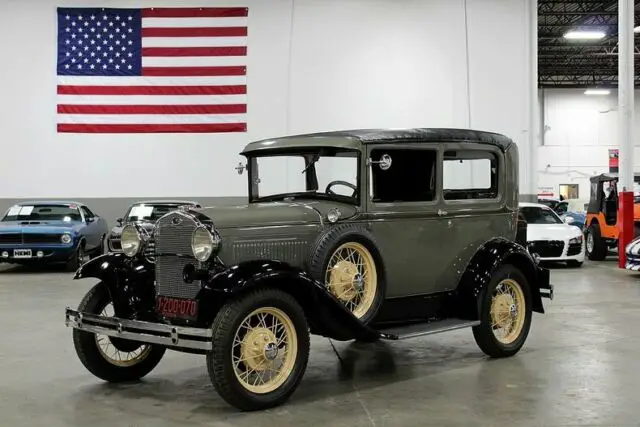 1931 ford model a 25500 miles gray coupe 201ci inline 4 manual