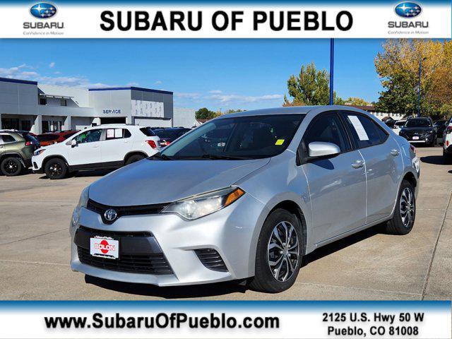 2016 toyota corolla le
