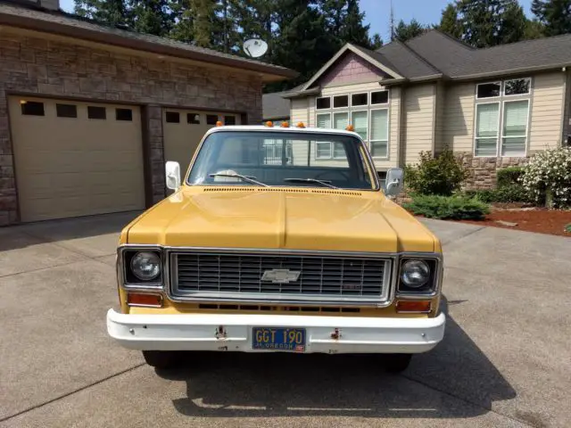 1973 chevrolet 3/4 ton custom deluxe c20 2wd v8 350 4 bbl