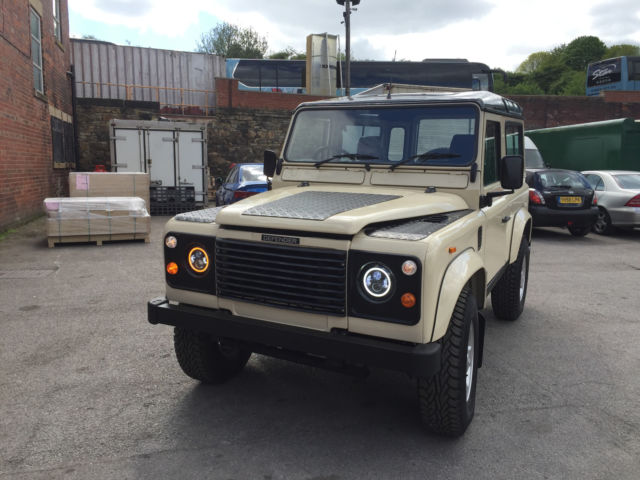 1992 land rover defender 90 200tdi csw chassis/frame up rebuild limestone/black