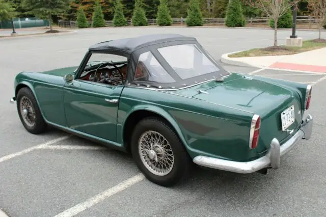 early good example- tr4-dual su carbs-rack&pinion-disc brakes-good fun driver