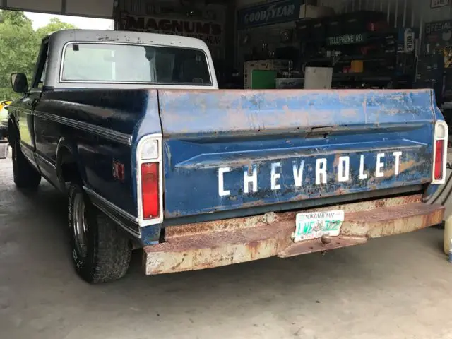 look! 1969 chevrolet c10 v8,auto,ac,ps,big back window,original patina! l
