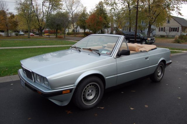 1986 maserati biturbo spyder
