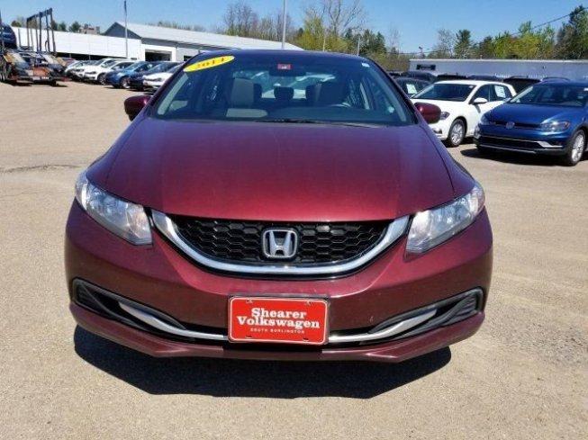 2014 honda civic ex sedan for sale in burlington, vermont