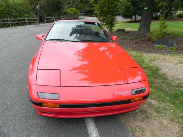 mint 1988 mazda rx-7 red convertible, 5-speed, air, 48k miles everything works!!