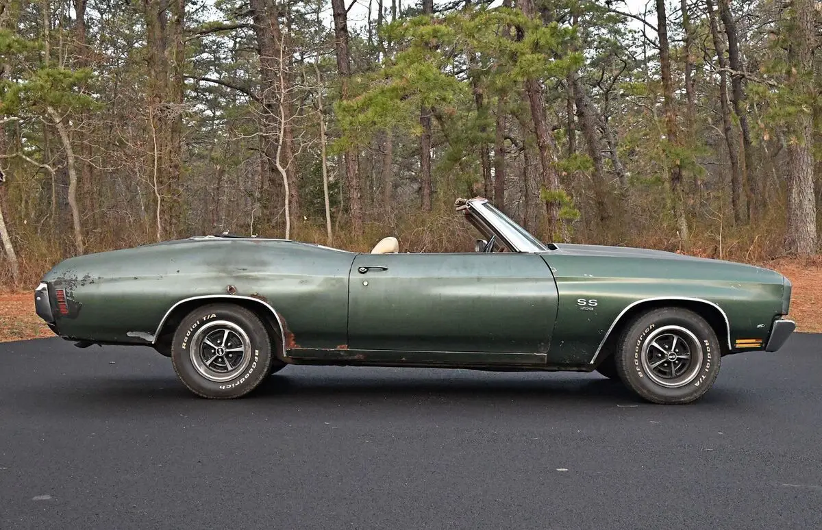 1970 chevelle ss convertible l34 396 4 spd with documentation