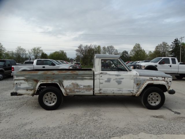 1974 jeep j10 pickup 62k 4x4 actual miles runs needs resto **no reserve**