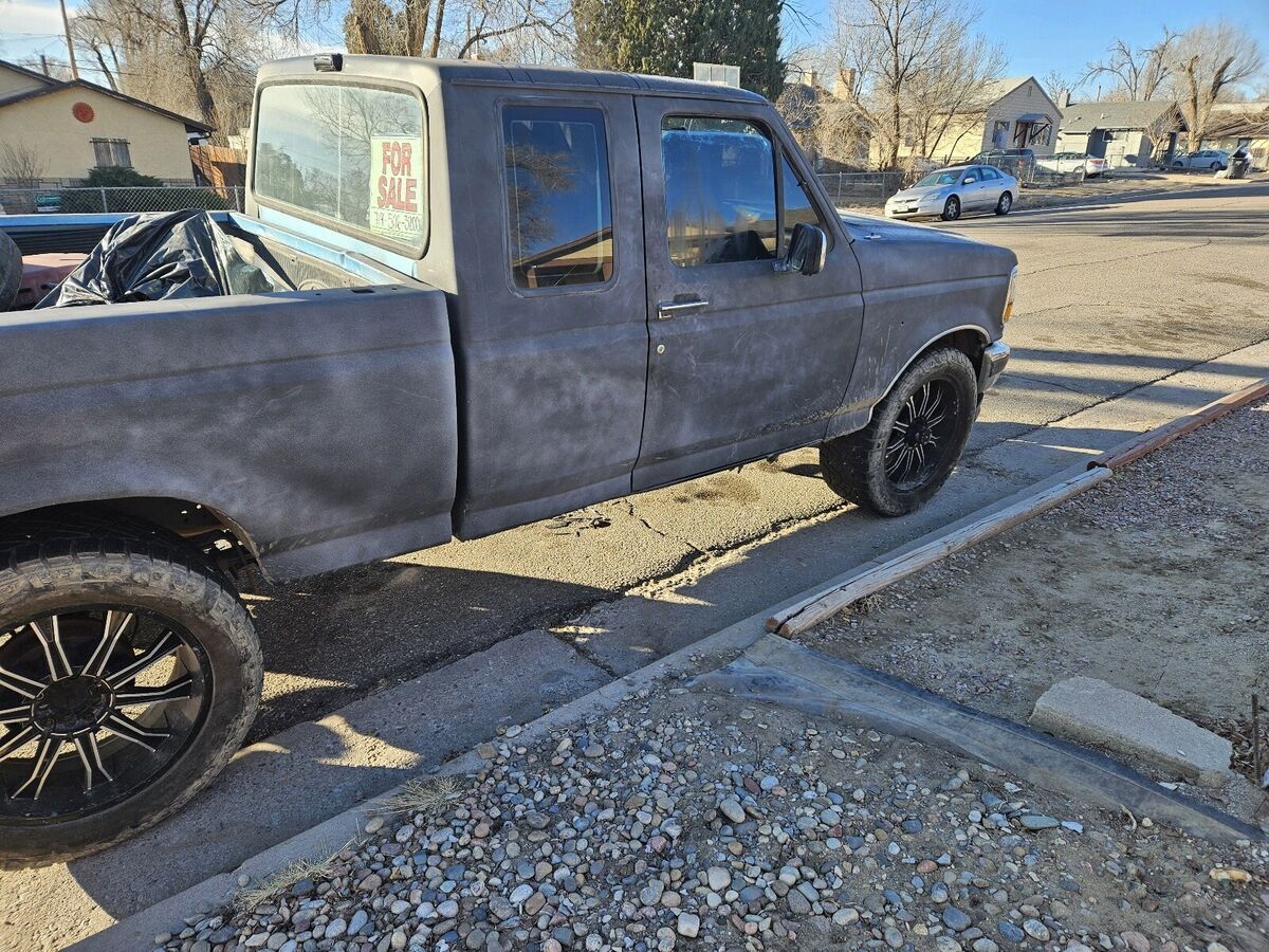 1993 ford f-150 pickup black 4wd automatic