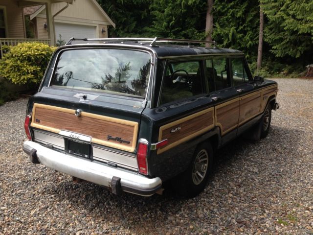 1991 jeep grand wagoneer - hunter green